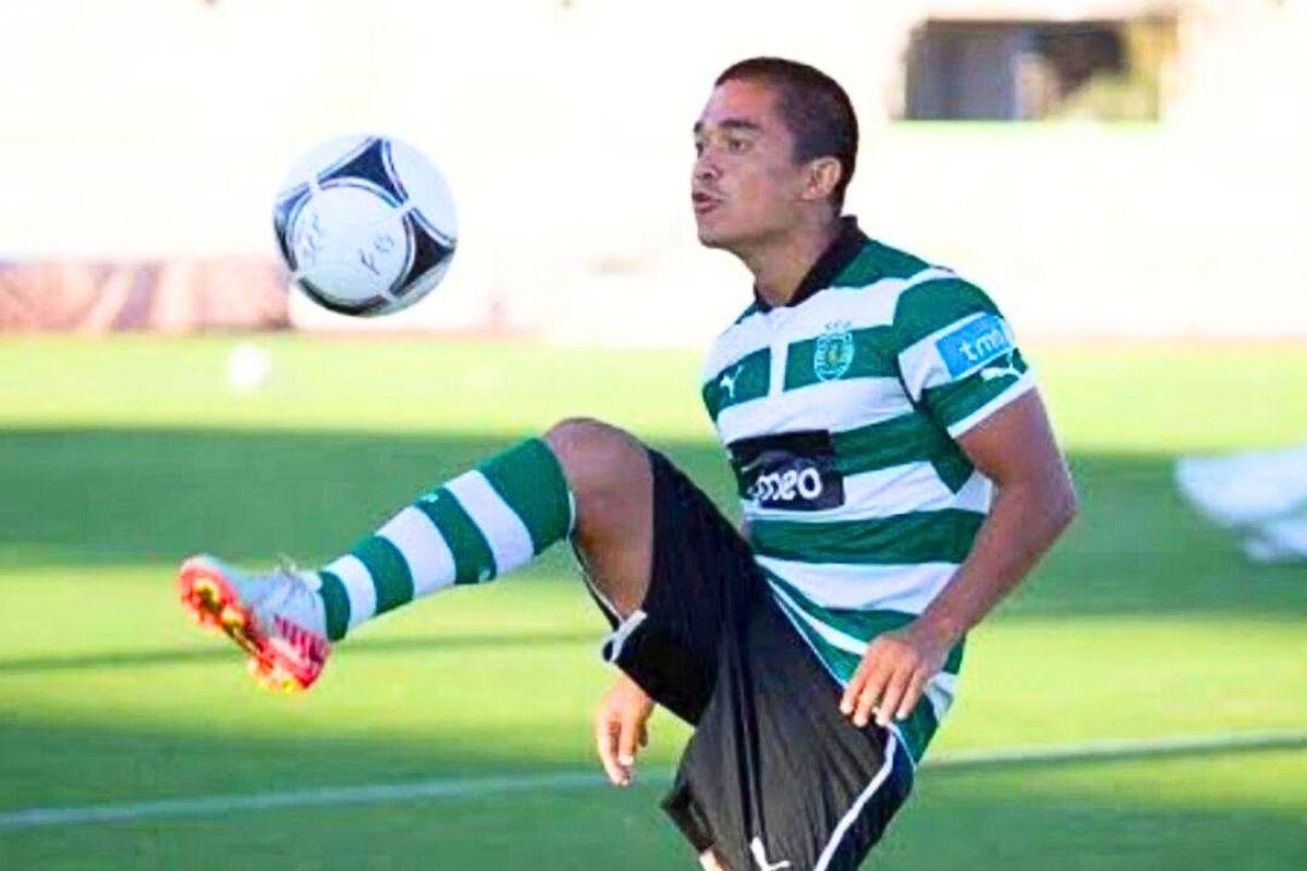 Sunil Chhetri during a practice session with Sporting CP reserves.